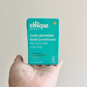 NIB Ethique Beauty Curl Defining Solid Conditioner Curly Coily Hair Shea 2.1 Oz